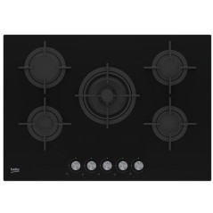 Encimera Beko HILW75222SL, 5 fuegos, Cristalgas, 7