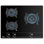 Encimera Teka GBC63010KBB, 3 fuegos, cristal gas