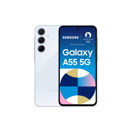Galaxy A55 5G 16,8 cm (6.6) SIM doble Android 14 USB Tipo C 8 GB 128 GB 5000 mAh Azul