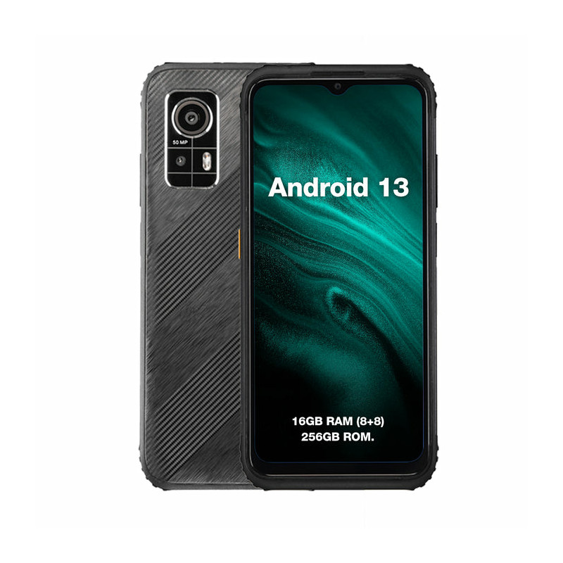 H6 16,7 cm (6.56) Ranura híbrida Dual SIM Android 13 4G USB Tipo C 8 GB 256 GB 4900 mAh Negro