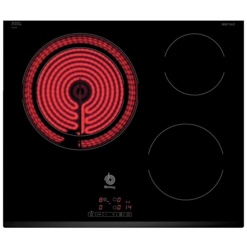 Vitroceramica Balay 3EB715LR, 3 zonas, 60cm, bisel Vitroceramica Balay 3EB715LR, 3 zonas, 60cm, bisel