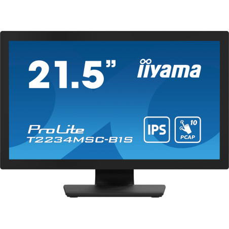 ProLite T2234MSC-B1S pantalla para PC 54,6 cm (21.5) 1920 x 1080 Pixeles Full HD Pantalla táctil Negro