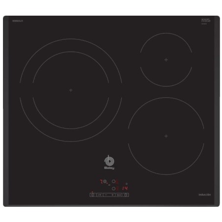 Induccion Balay 3EB965LR, 3zonas, XL 28cm, 7,4kW,
