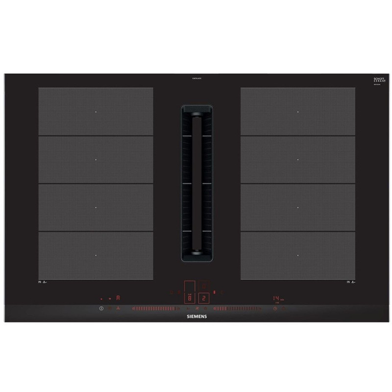 Inducción Siemens EX875LX67E, 80cm, extractor inte