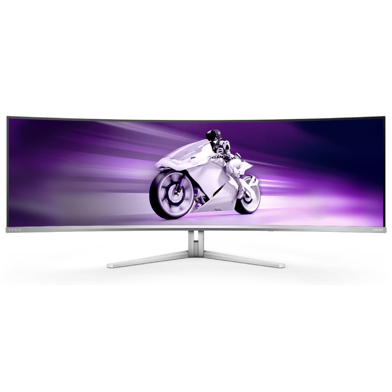 Evnia 8000 49M2C8900/00 pantalla para PC 124,2 cm (48.9) 5120 x 1440 Pixeles Dual QHD QD-OLED Blanco