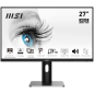 MSI MONITOR PRO MP273QP. 27 (69 CM) FRAME LESS. 2560x1440 (WQHD). 75HZ. NEGRO
