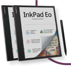 InkPad Eo - Mist Grey lectore de e-book Pantalla táctil 64 GB Wifi Negro, Gris