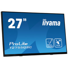 ProLite T2755QSC-B1 pantalla para PC 68,6 cm (27) 2560 x 1440 Pixeles Quad HD LCD Pantalla táctil Negro