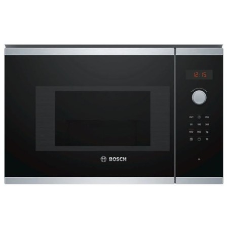Microondas Bosch BEL523MS0, 20L, negro-inox, Integ