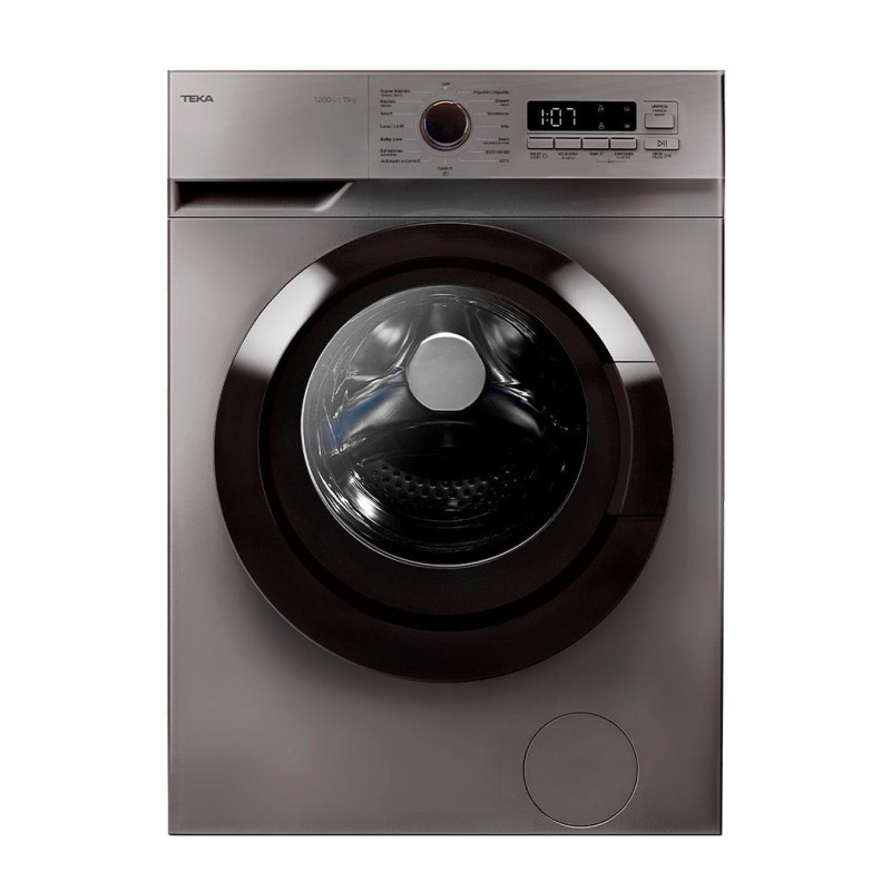 Lavadora Teka WMK40740DSS, 7kg, 1200rpm, A, Inox