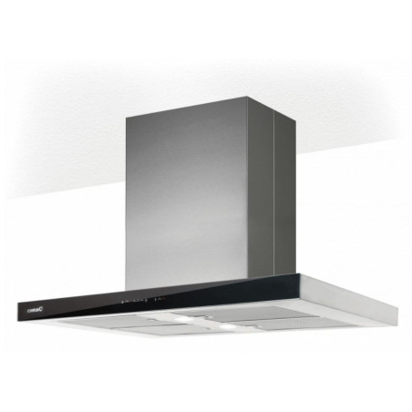 Campana Isla Cata LEGEND, A+, Inox-Cristal, 90cm,