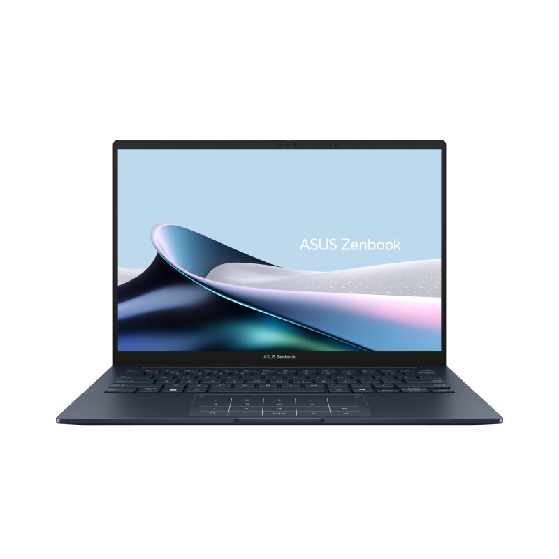 Zenbook 14 OLED UX3405CA-PZ284W - Ordenador Portátil 14 WQXGA+ 120Hz (Intel Core Ultra 7 255H, 16GB RAM, 1TB SSD, Arc 140T, Windows 11 Home) Azul Ponder - Teclado QWERTY español