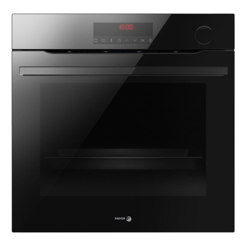 Horno Fagor 8H875TCN, multf., 77l, cristal negro