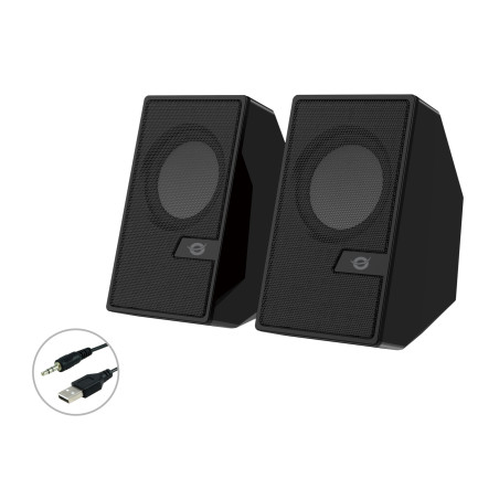 BJORN02B altavoz De 2 vías Negro Inalámbrico y alámbrico 6 W