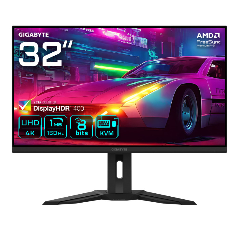 M32UP 31.5 Monitor de juego UHD - 3840 x 2160, 160 Hz, 1 ms, 350 cd/m², AMD FreeSync Premium Pro, DisplayHDR 400, HDMI 2.1, Displayport 1.4