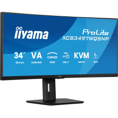 ProLite XCB3497WQSNP-B1 pantalla para PC 86,4 cm (34) 3440 x 1440 Pixeles UltraWide Quad HD LED Negro