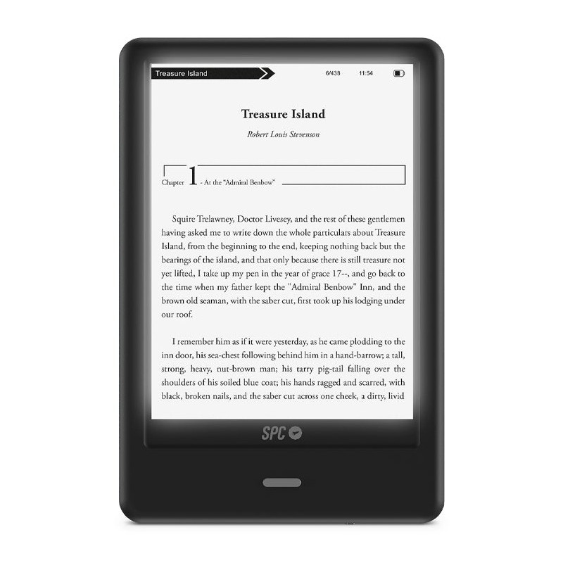 Dickens Light 2 Pro lectore de e-book Pantalla táctil 8 GB Negro