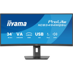ProLite XCB3494WQSU-B1 pantalla para PC 86,4 cm (34) 3440 x 1440 Pixeles UltraWide Quad HD LED Negro