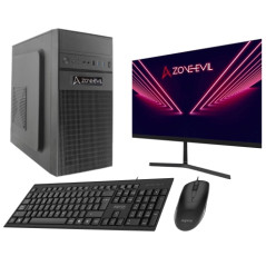 Core Work Intel Core i3 14100/16GB/1TB SSD Nvme Negro + Monitor 24 Teclado y ratón