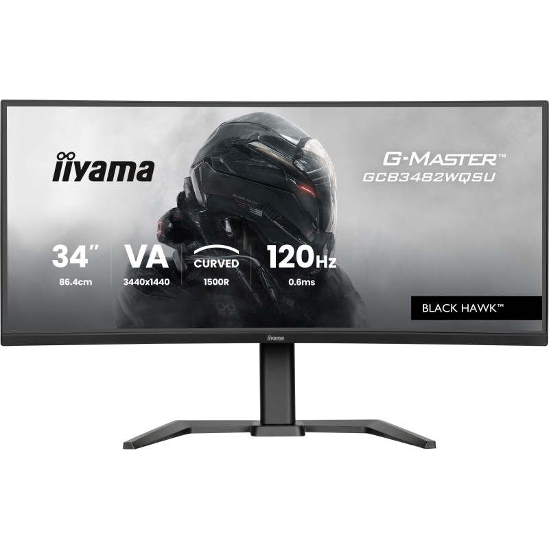 GCB3482WQSU-B1 pantalla para PC 86,4 cm (34) 3440 x 1440 Pixeles UltraWide Quad HD LED Negro