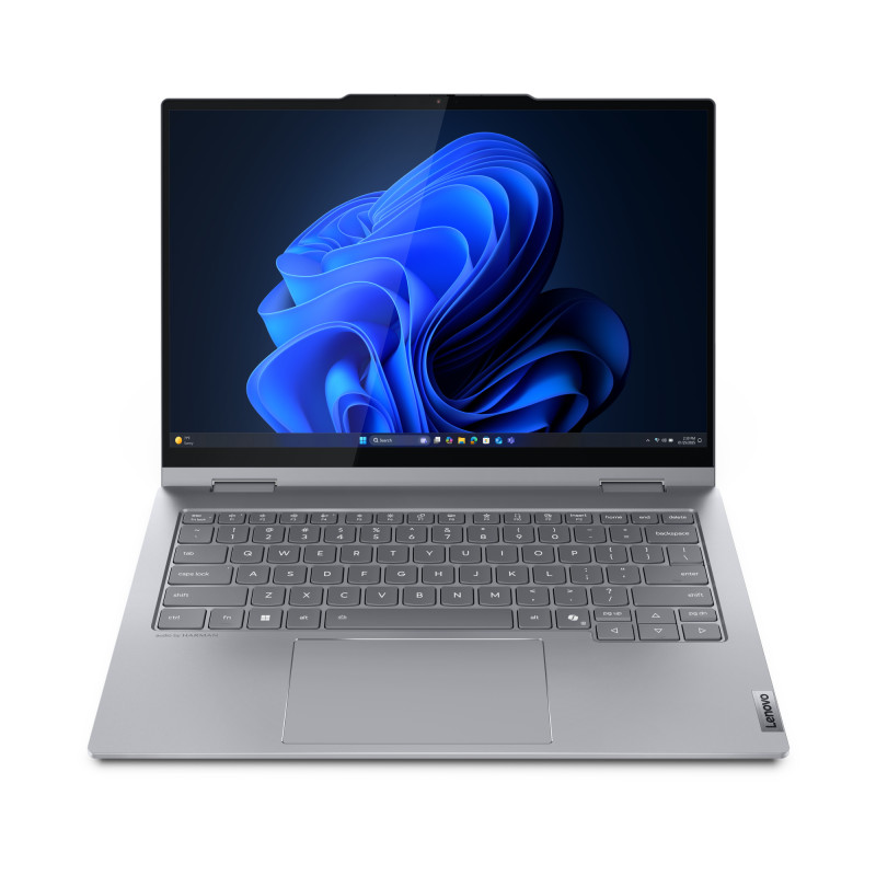 ThinkBook 14 2-in-1 G5 IAU Intel Core Ultra 7 255U Híbrido (2-en-1) 35,6 cm (14) Pantalla táctil WUXGA 16 GB DDR5-SDRAM 512 GB SSD Wi-Fi 6E (802.11ax) Windows 11 Pro Español Gris