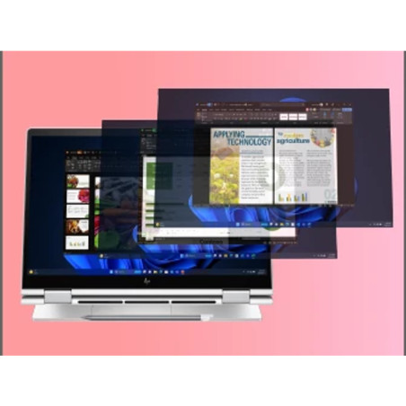 EliteBook 8 Flip G1i 13 inch Notebook AI PC Wolf Pro Security Edition Intel Core Ultra 5 225U Híbrido (2-en-1) 33,8 cm (13.3) Pantalla táctil WUXGA 16 GB LPDDR5x-SDRAM 512 GB SSD Wi-Fi 7 (802.11be) Windows 11 Pro Plata