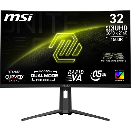 MAG 321CUPDF pantalla para PC 80 cm (31.5) 3840 x 2160 Pixeles 4K Ultra HD LCD Negro