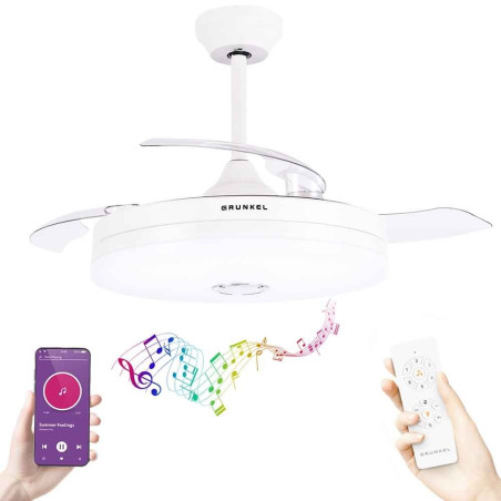 Ventilador Techo Grunkel SKYWIND42BT2, aspas Retra