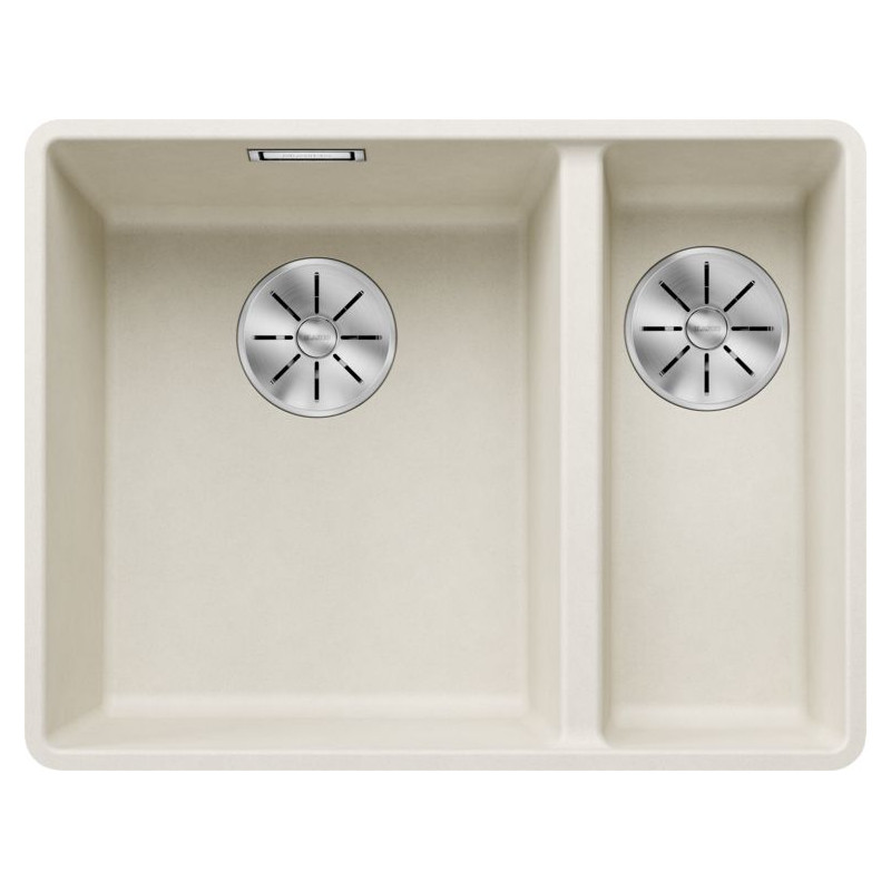 Fregadero blanco Subline 340/160-F blanco Suave