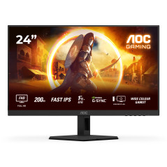G4 24G4HRE pantalla para PC 60,5 cm (23.8) 1920 x 1080 Pixeles Full HD LED Negro, Rojo
