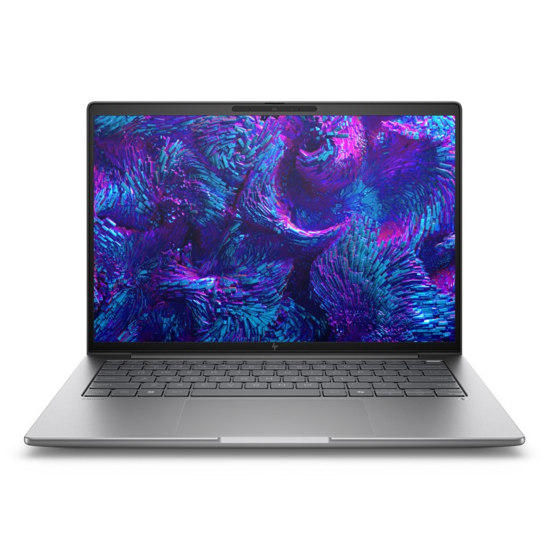 ZBook 8 G1i Wolf Pro Security Edition Intel Core Ultra 7 265H Estación de trabajo móvil 35,6 cm (14) 2.5K 64 GB DDR5-SDRAM 1 TB SSD NVIDIA RTX 500 Ada Wi-Fi 7 (802.11be) Windows 11 Pro AI Workstation, AI PC Plata