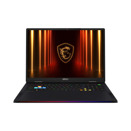 Raider 18 HX AI A2XWJG-459ES Intel Core Ultra 9 285HX Portátil 45,7 cm (18) UHD+ 64 GB DDR5-SDRAM 2 TB SSD NVIDIA GeForce RTX 5090 Wi-Fi 7 (802.11be) Windows 11 Home Negro