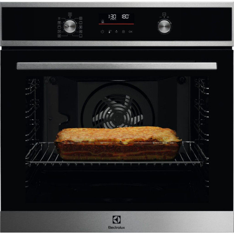Horno Electrolux EOF6P46VX0, 72L, A+, negro, Piro Horno Electrolux EOF6P46VX0, 72L, A+, negro, Piro