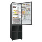 Combi Haier HTW7620DNGB 205x60, D, Cristal Negro