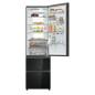 Combi Haier HTW7620DNGB 205x60, D, Cristal Negro
