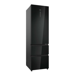 Combi Haier HTW7620DNGB 205x60, D, Cristal Negro