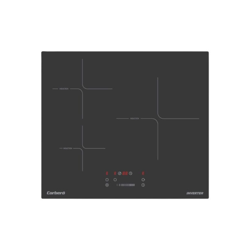 Induccion Corbero CCIM374, 3 Zonas, 60cm