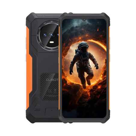 King Kong ES 16,5 cm (6.5) SIM doble Android 14 4G USB Tipo C 6 GB 128 GB 5100 mAh Negro, Naranja