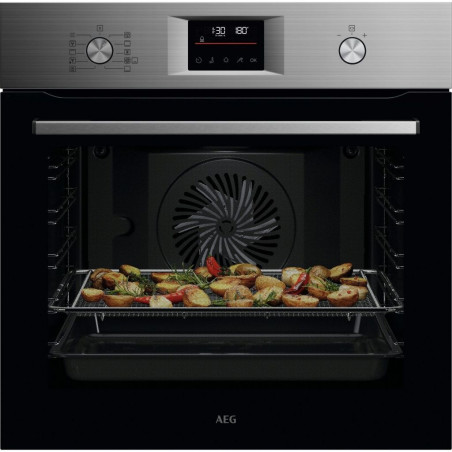 Horno AEG OS6PB51AM, AirFry, 71L, Pirol, A+, Inox