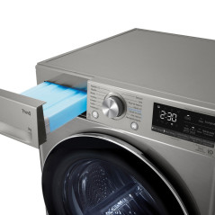 Secadora LG RH90V9PV2N, 9kg, C, Inox, bomba calor