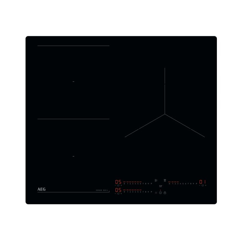 Induccion AEG TI63IQ10IB, 3 Zonas, 7,3Kw, 2x21+28c