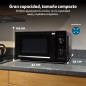 Microondas Grunkel MW20MN, 20L, 700W, Negro,