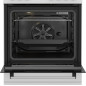 Cocina Beko FBE62120WD, 4 fuegos, horno electr