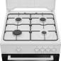 Cocina Beko FBG62000WL, 4 fuegos, 85x60, gas
