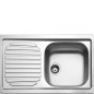 Fregadero Smeg LYP791S, 1C1E, Inox, 79x50x15
