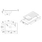 Fregadero Smeg LYP791S, 1C1E, Inox, 79x50x15