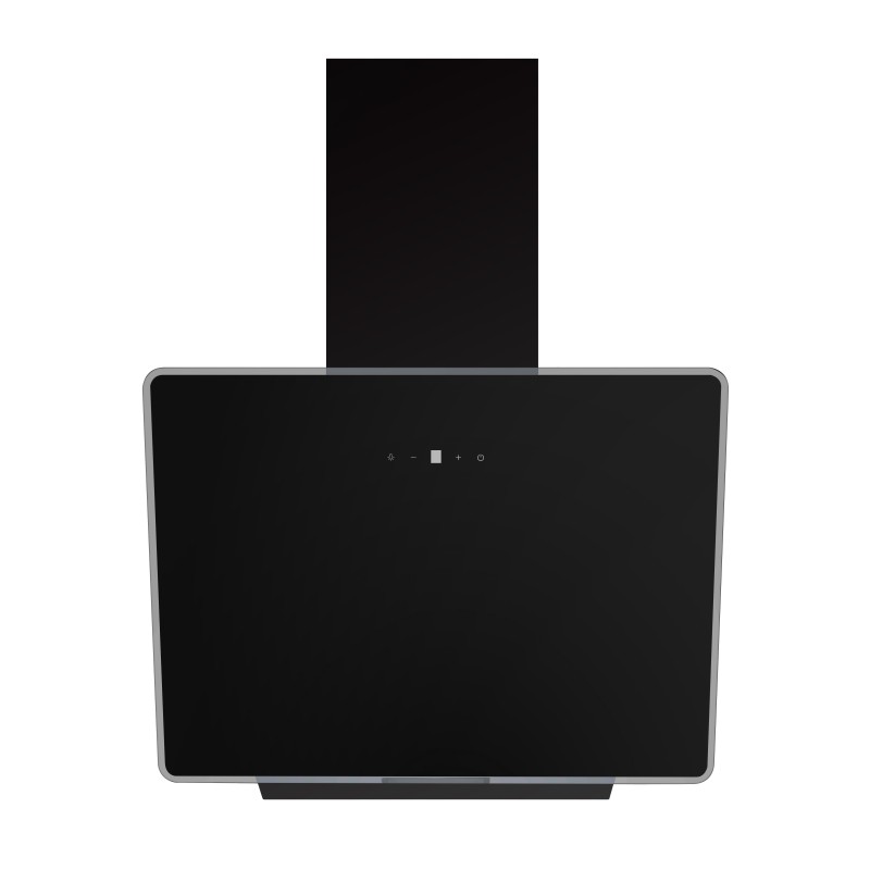 Campana Midea MH60A3200BES, Inclinada, 60cm, Crist Campana Midea MH60A3200BES, Inclinada, 60cm, Crist