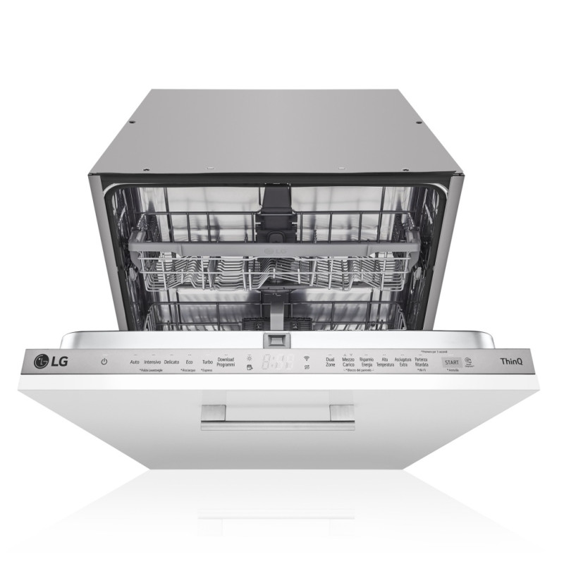 Lavavajillas LG DB243TX, 14 cub, D, 3ªB, Integr,