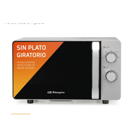 Microondas Orbegozo MI2062CE, 700w, 20l, s/plato