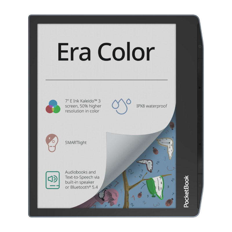 Era Color lectore de e-book Pantalla táctil 32 GB Wifi Negro, Azul claro
